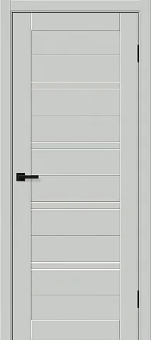 Межкомнатная дверь Браво-28 ПЭТ цвет Grey Silk